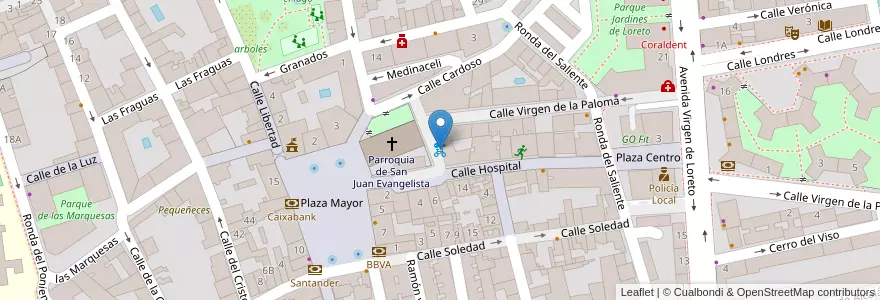 Mapa de ubicacion de Alquiler de Bicicletas en Испания, Мадрид, Мадрид, Área Metropolitana De Madrid Y Corredor Del Henares, Torrejón De Ardoz.