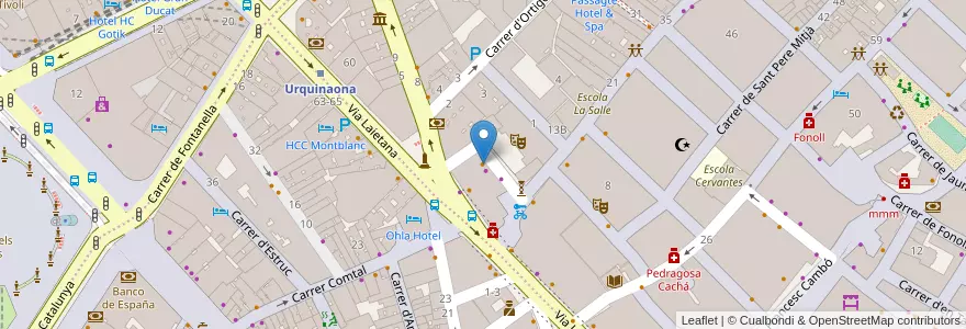 Mapa de ubicacion de Alsur Café en Spanien, Katalonien, Barcelona, Barcelonès, Barcelona.