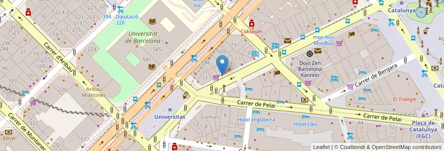 Mapa de ubicacion de Alt Heidelberg en Espagne, Catalogne, Barcelone, Barcelonais, Barcelone.