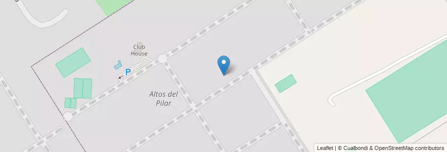 Mapa de ubicacion de Altos del Pilar en Arjantin, Buenos Aires, Partido Del Pilar.