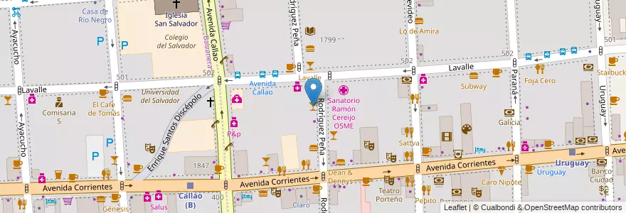 Mapa de ubicacion de Am Bar Gris, San Nicolas en Argentina, Ciudad Autónoma De Buenos Aires, Buenos Aires.
