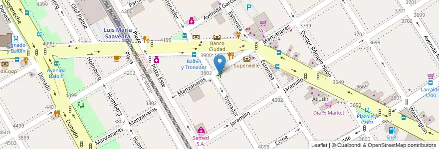Mapa de ubicacion de A.M. Fitness & Training, Saavedra en アルゼンチン, Ciudad Autónoma De Buenos Aires, Comuna 12, ブエノスアイレス.