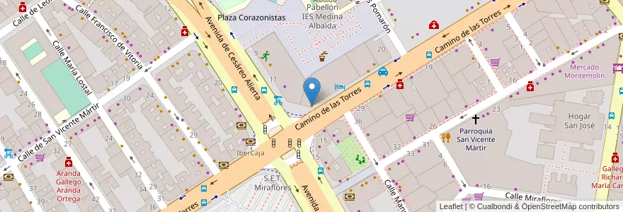 Mapa de ubicacion de Amakanto en 스페인, Aragón, 사라고사, Zaragoza, 사라고사.