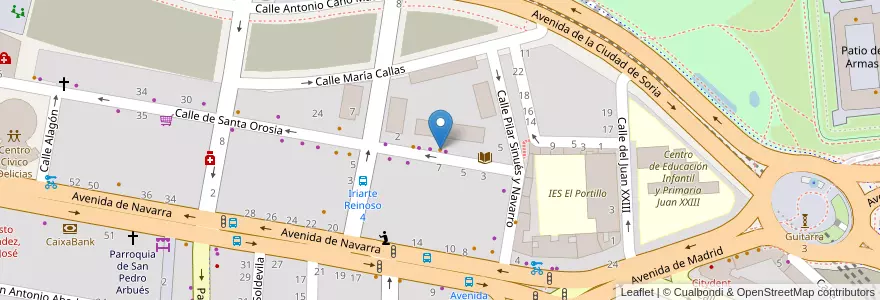Mapa de ubicacion de Amanecer en إسبانيا, أرغون, سرقسطة, Zaragoza, سرقسطة.