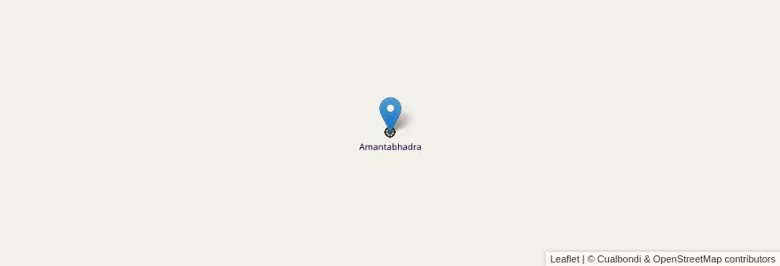Mapa de ubicacion de Amantabhadra en Argentinië, Chili, Chubut, Departamento Cushamen.