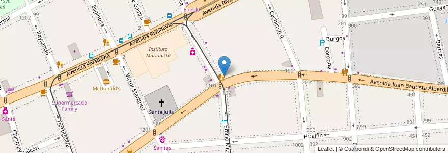 Mapa de ubicacion de Amaretto, Caballito en 阿根廷, Ciudad Autónoma De Buenos Aires, 布宜诺斯艾利斯, Comuna 6.