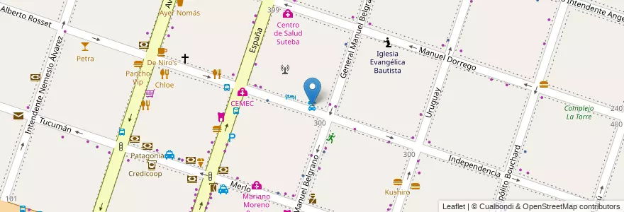 Mapa de ubicacion de Ambarcar Remis en Argentinië, Buenos Aires, Partido De Moreno, Moreno.