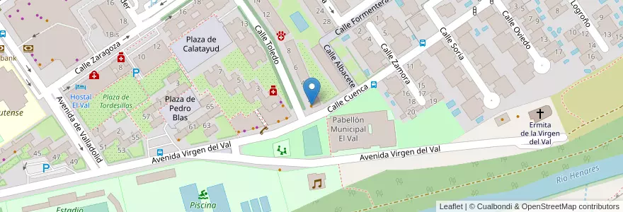 Mapa de ubicacion de Amberes en Испания, Мадрид, Мадрид, Área Metropolitana De Madrid Y Corredor Del Henares, Alcalá De Henares.