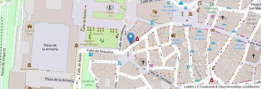 Mapa de ubicacion de Amé Rico en 西班牙, Comunidad De Madrid, Comunidad De Madrid, Área Metropolitana De Madrid Y Corredor Del Henares, Madrid.