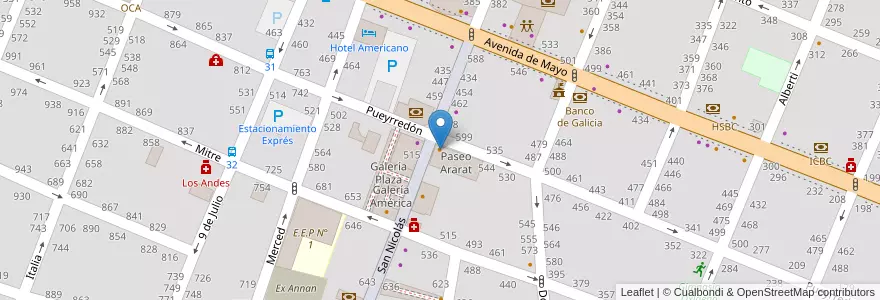 Mapa de ubicacion de Amelie en アルゼンチン, ブエノスアイレス州, Partido De Pergamino.