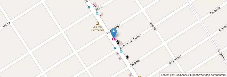 Mapa de ubicacion de Amoriello en Arjantin, Buenos Aires, Partido De Malvinas Argentinas, Grand Bourg.