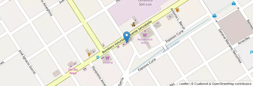 Mapa de ubicacion de Amsterdam Librería en Argentinië, Buenos Aires, Partido De Florencio Varela, Florencio Varela.
