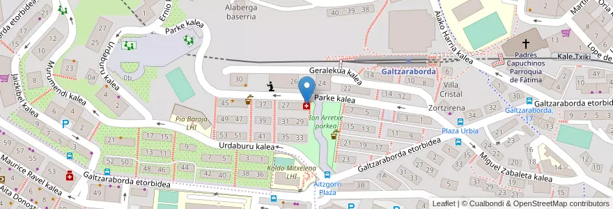 Mapa de ubicacion de Ana Irigoyen Lasa en Spanje, Baskenland, Gipuzkoa, Donostialdea, Errenteria.