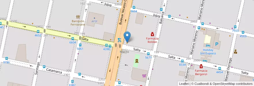 Mapa de ubicacion de Anajuana en الأرجنتين, سانتا في, Departamento Rosario, Municipio De Rosario, روساريو.