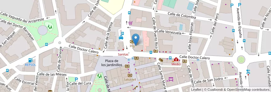 Mapa de ubicacion de AndBank en Испания, Мадрид, Мадрид, Área Metropolitana De Madrid Y Corredor Del Henares, Majadahonda.