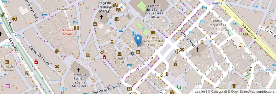 Mapa de ubicacion de Anduriña en اسپانیا, Catalunya, Barcelona, Barcelonès, Barcelona.