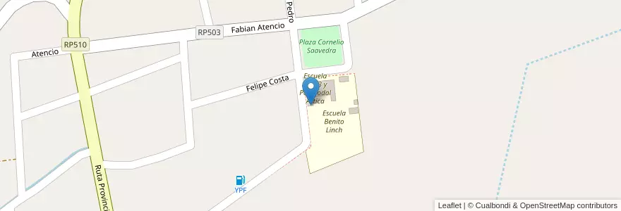 Mapa de ubicacion de Anexo Escuela EGB 3 y Polimodal Astica en 阿根廷, San Juan, Valle Fértil.