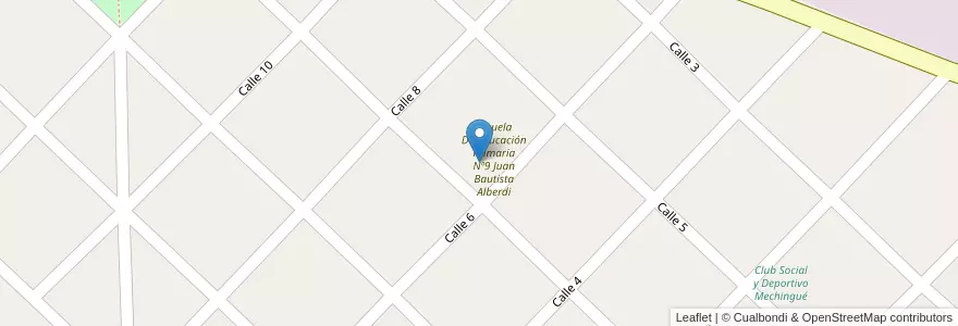 Mapa de ubicacion de Anexo I De Escuela De Educación Secundaria Nº2 en Argentinië, Buenos Aires, Partido De General Alvarado.