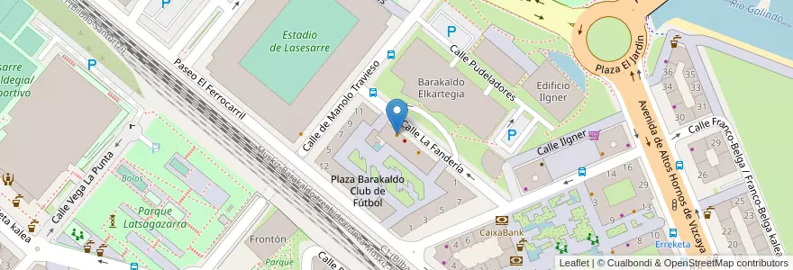 Mapa de ubicacion de Anezka Café Bar en 스페인, Euskadi, Bizkaia, Bilboaldea, Sestao.