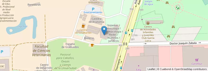 Mapa de ubicacion de Anfiteatro / Aulas 11 y 12, Agronomia en 아르헨티나, Ciudad Autónoma De Buenos Aires, 부에노스아이레스, Comuna 15.