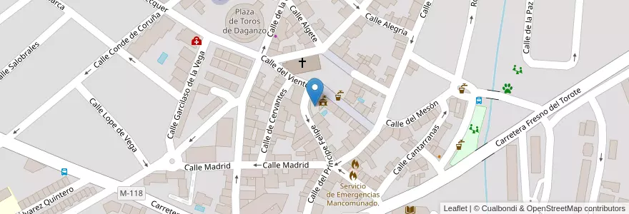 Mapa de ubicacion de Anfiteatro Enrique Tierno Galván en Spain, Community Of Madrid, Community Of Madrid, Cuenca Del Medio Jarama, Daganzo De Arriba.