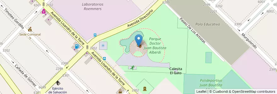 Mapa de ubicacion de Anfiteatro, Mataderos en Argentinien, Ciudad Autónoma De Buenos Aires, Comuna 9, Buenos Aires.