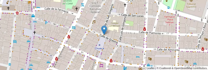 Mapa de ubicacion de Ángel Sierra en Spanien, Autonome Gemeinschaft Madrid, Autonome Gemeinschaft Madrid, Área Metropolitana De Madrid Y Corredor Del Henares, Madrid.