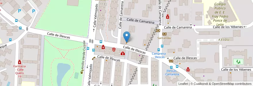 Mapa de ubicacion de Ángela en スペイン, マドリード州, Comunidad De Madrid, Área Metropolitana De Madrid Y Corredor Del Henares, Madrid.