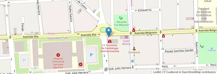 Mapa de ubicacion de Aniano en Arjantin, Catamarca, Departamento Capital, Municipio De San Fernando Del Valle De Catamarca, San Fernando Del Valle De Catamarca.