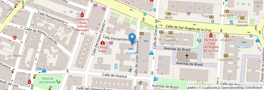 Mapa de ubicacion de Annapurna en España, Comunidad De Madrid, Comunidad De Madrid, Área Metropolitana De Madrid Y Corredor Del Henares, Madrid.