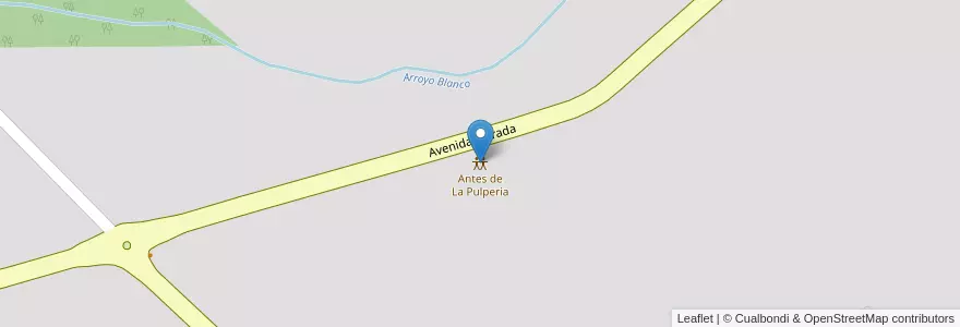 Mapa de ubicacion de Antes de La Pulperia en アルゼンチン, ブエノスアイレス州, Partido De Tandil, Tandil.