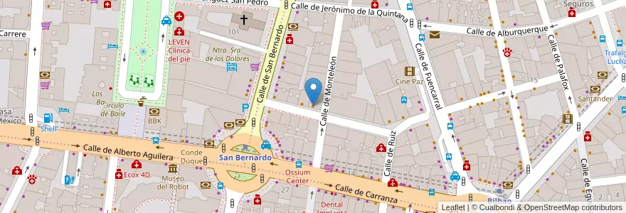 Mapa de ubicacion de Anthony's Place en Spain, Community Of Madrid, Community Of Madrid, Área Metropolitana De Madrid Y Corredor Del Henares, Madrid.