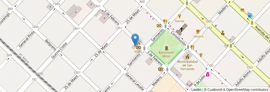 Mapa de ubicacion de Antiguedades Seleras en Arjantin, Buenos Aires, Partido De San Fernando, San Fernando.