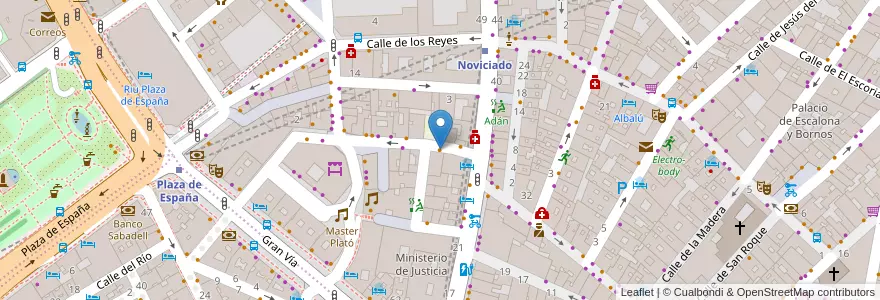 Mapa de ubicacion de Anto III en España, Comunidad De Madrid, Comunidad De Madrid, Área Metropolitana De Madrid Y Corredor Del Henares, Madrid.