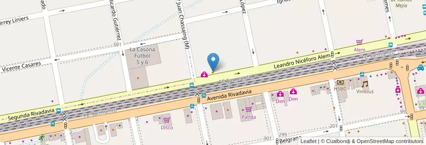 Mapa de ubicacion de Antoinette en Argentine, Province De Buenos Aires, Partido De La Matanza, Ramos Mejía.
