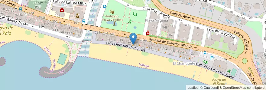 Mapa de ubicacion de Antonio en اسپانیا, Málaga-Costa Del Sol, Málaga.