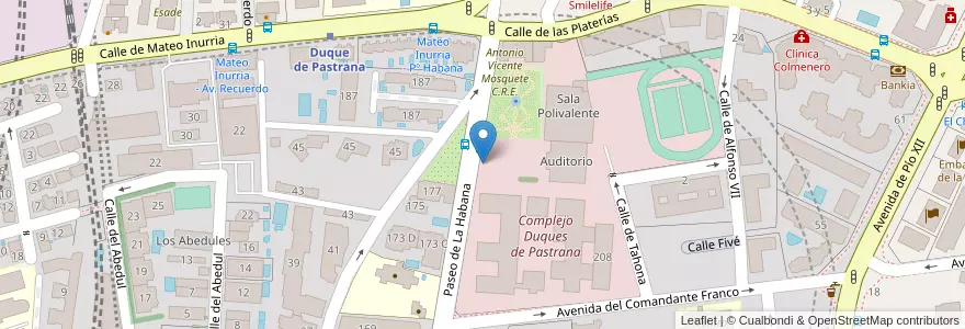 Mapa de ubicacion de Antonio Vicente Mosquete-C. Recursos Ed. en إسبانيا, منطقة مدريد, منطقة مدريد, Área Metropolitana De Madrid Y Corredor Del Henares, مدريد.