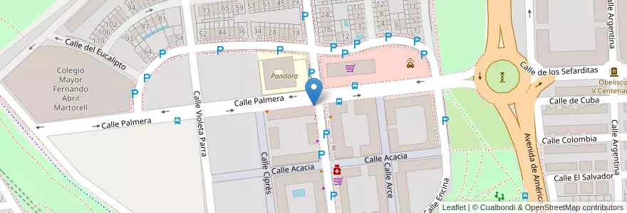 Mapa de ubicacion de Antony's Pan en 스페인, Comunidad De Madrid, Comunidad De Madrid, Área Metropolitana De Madrid Y Corredor Del Henares, Leganés.