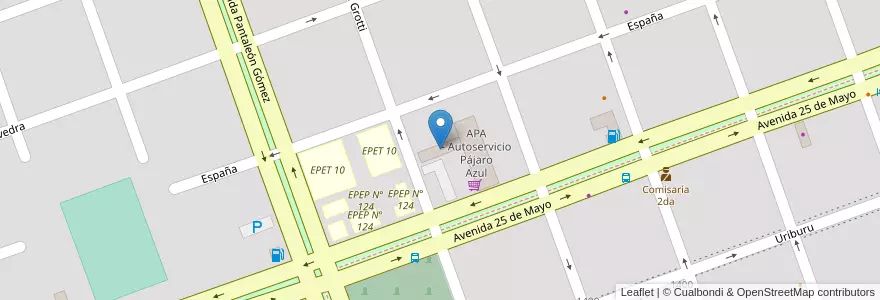 Mapa de ubicacion de APA - Cargamentos en アルゼンチン, フォルモサ州, Departamento Formosa, Municipio De Formosa, Formosa.