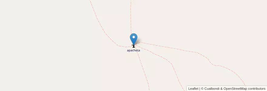 Mapa de ubicacion de apacheta en Argentinien, Salta, Departamento Iruya, Municipio Iruya, Mesada.