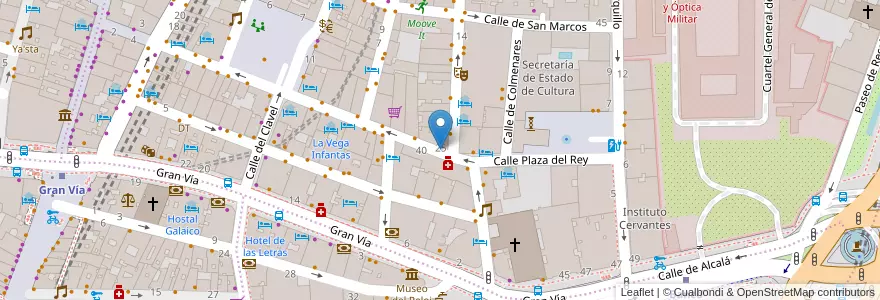 Mapa de ubicacion de Aparcabicis en Spanien, Autonome Gemeinschaft Madrid, Autonome Gemeinschaft Madrid, Área Metropolitana De Madrid Y Corredor Del Henares, Madrid.
