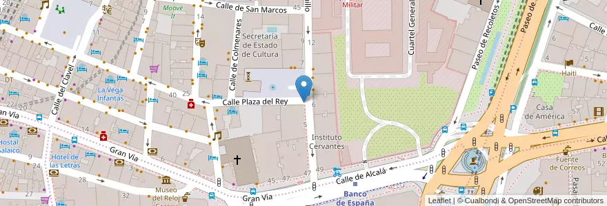 Mapa de ubicacion de Aparcabicis en Spagna, Comunidad De Madrid, Comunidad De Madrid, Área Metropolitana De Madrid Y Corredor Del Henares, Madrid.