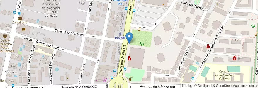 Mapa de ubicacion de Aparcabicis en Espagne, Communauté De Madrid, Communauté De Madrid, Área Metropolitana De Madrid Y Corredor Del Henares, Madrid.