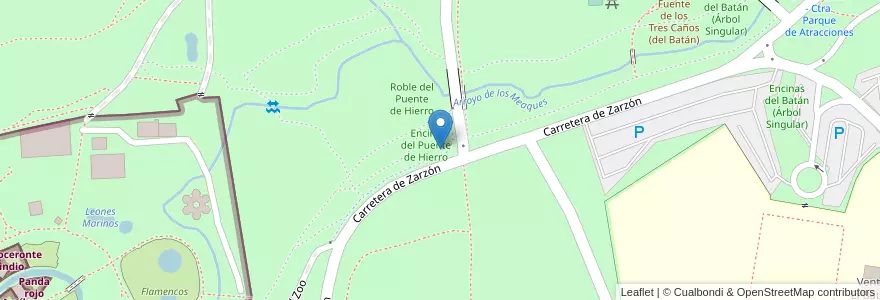 Mapa de ubicacion de Aparcabicis Área descanso Anillo Verde Km 40,890 en スペイン, マドリード州, Comunidad De Madrid, Área Metropolitana De Madrid Y Corredor Del Henares, Madrid.