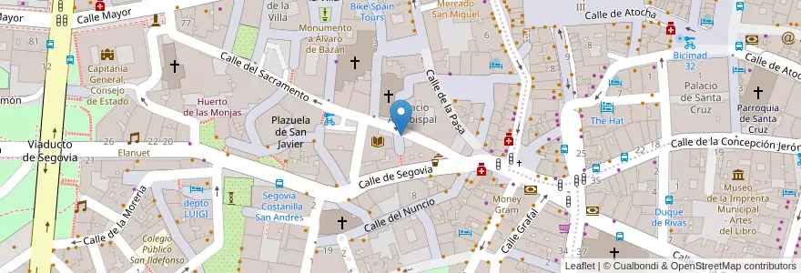Mapa de ubicacion de Aparcabicis Biblioteca de Iván de Vargas en Espagne, Communauté De Madrid, Communauté De Madrid, Área Metropolitana De Madrid Y Corredor Del Henares, Madrid.