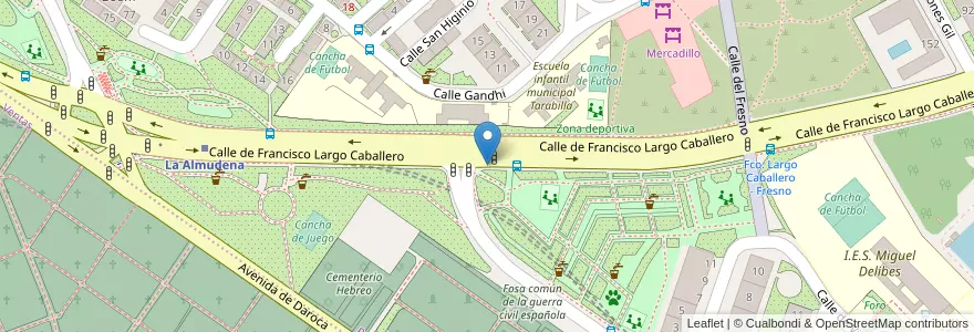 Mapa de ubicacion de Aparcabicis CEIP Gandhi en 스페인, Comunidad De Madrid, Comunidad De Madrid, Área Metropolitana De Madrid Y Corredor Del Henares, 마드리드.
