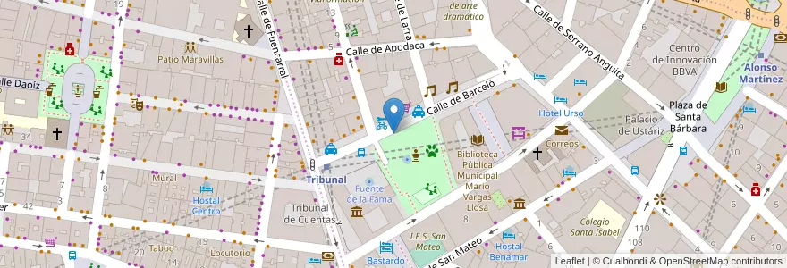 Mapa de ubicacion de Aparcabicis CEIP Isabel La Católica en 스페인, Comunidad De Madrid, Comunidad De Madrid, Área Metropolitana De Madrid Y Corredor Del Henares, 마드리드.