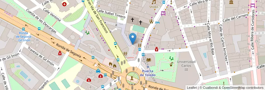 Mapa de ubicacion de Aparcabicis Centro de atención a infancia en Espanha, Comunidade De Madrid, Comunidade De Madrid, Área Metropolitana De Madrid Y Corredor Del Henares, Madrid.