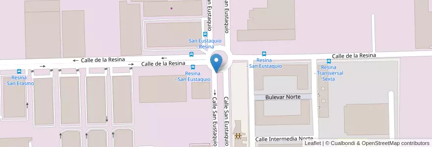 Mapa de ubicacion de Aparcabicis Instalaciones Deportivas Marconi en Espanha, Comunidade De Madrid, Comunidade De Madrid, Área Metropolitana De Madrid Y Corredor Del Henares, Madrid.