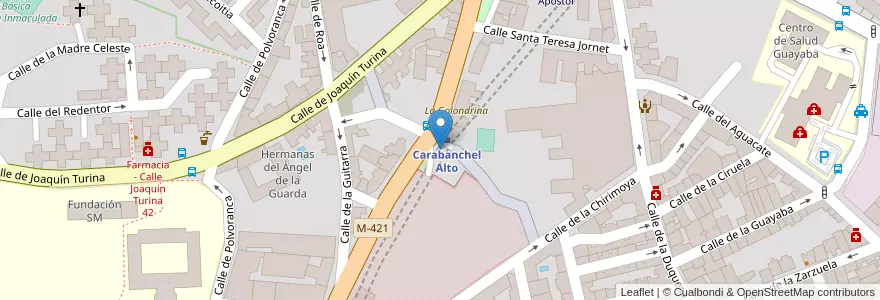 Mapa de ubicacion de Aparcabicis Instituto Politécnico del Ejercito de Tierra en إسبانيا, منطقة مدريد, منطقة مدريد, Área Metropolitana De Madrid Y Corredor Del Henares, مدريد.